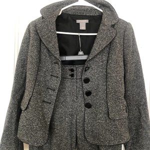 Ann Taylor 2 Piece gray jump suit